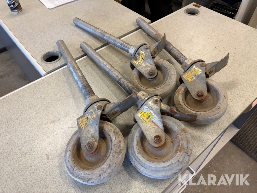 Ställningshjul 4 st