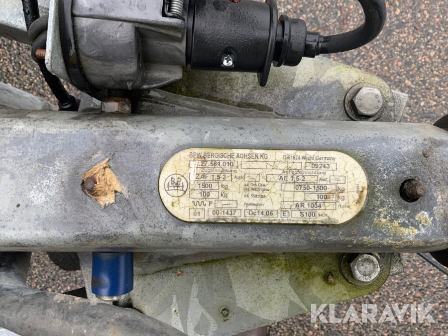 Personbilssläp Sävsjö VV-SL-0093, Växjö, Klaravik auktioner