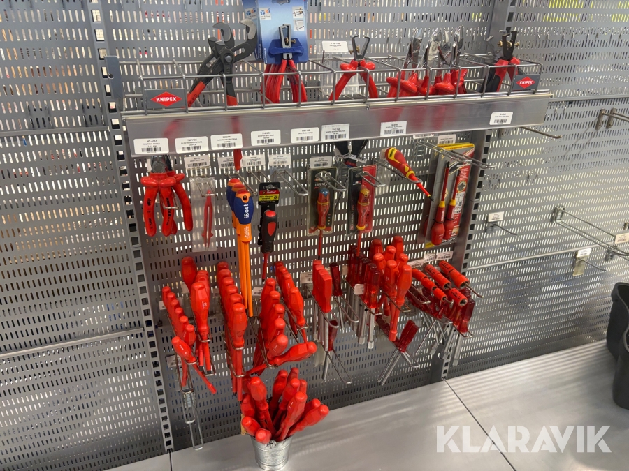 Parti med blandade verktyg