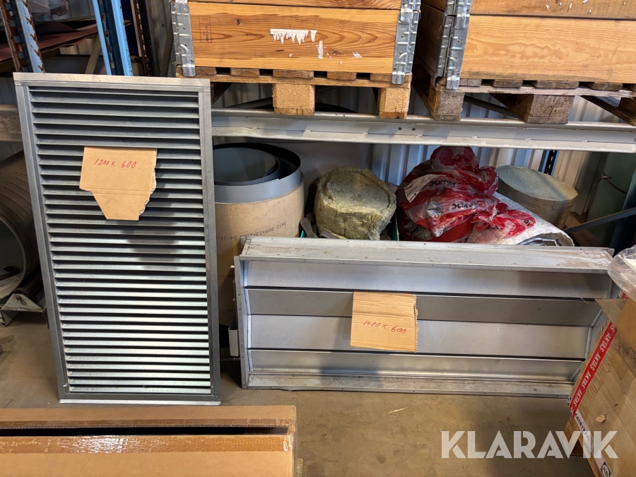 Ventilationsgaller och spjäll