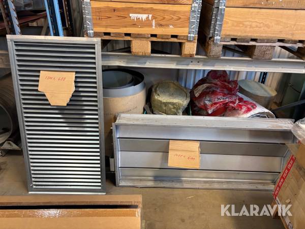 Ventilationsgaller och spjäll