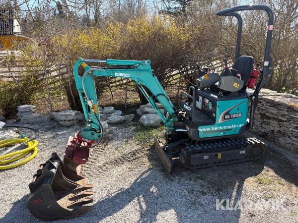 Grävmaskin Kobelco SK10SR-2 med skopor