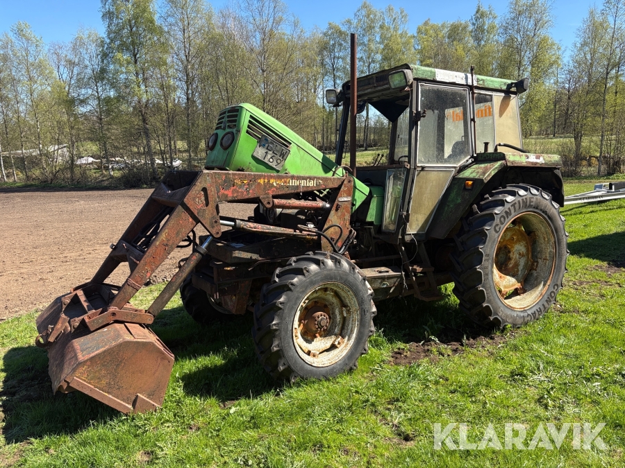 Traktor Deutz D 7206 med lastare