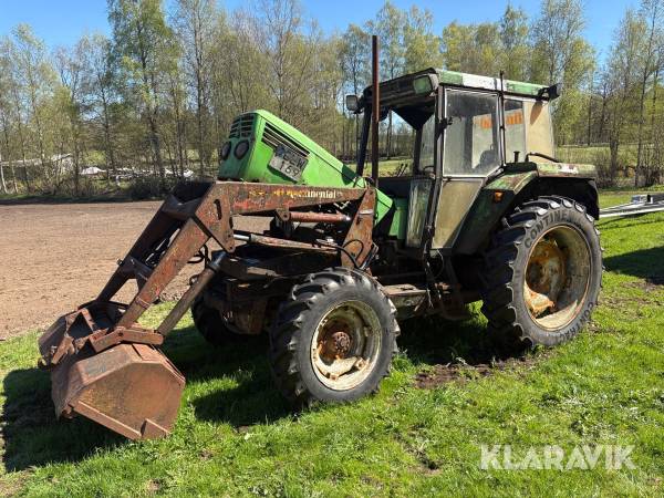 Traktor Deutz D 7206 med lastare