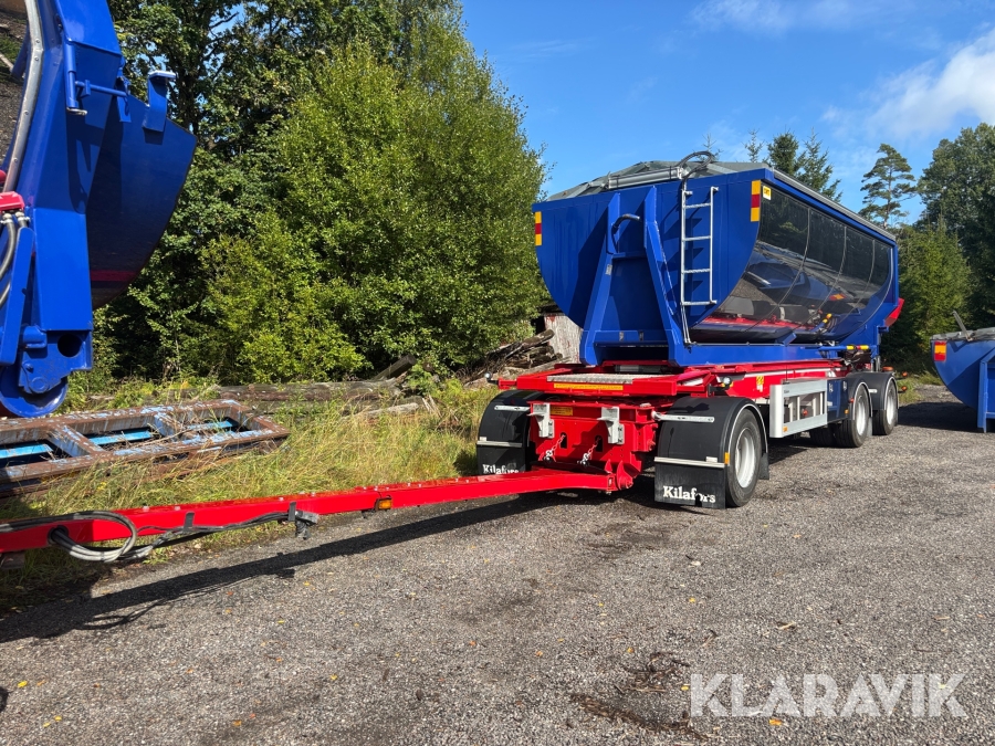 Släp Kilafors Lavett 3-axlad med tipp