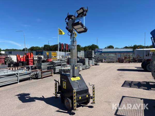 Belysningsmast LED 7M Satema Link Tower 7 m Teleskop på hjul