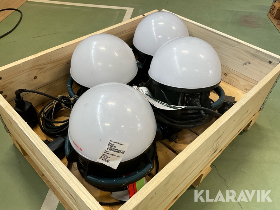 Arbetslampa LED Mareld SHINE 4500RE APP 4st