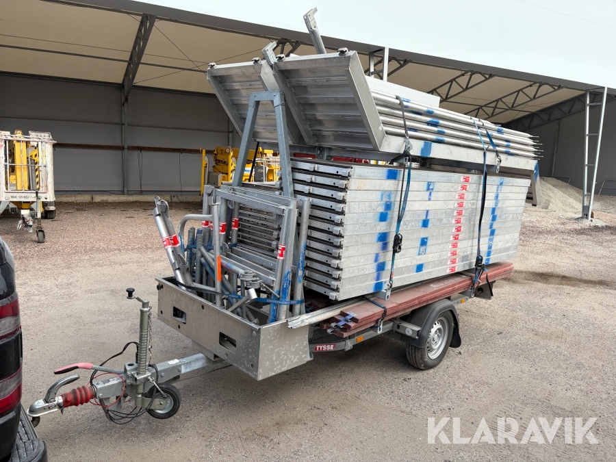 Ställningstrailer 115 m2