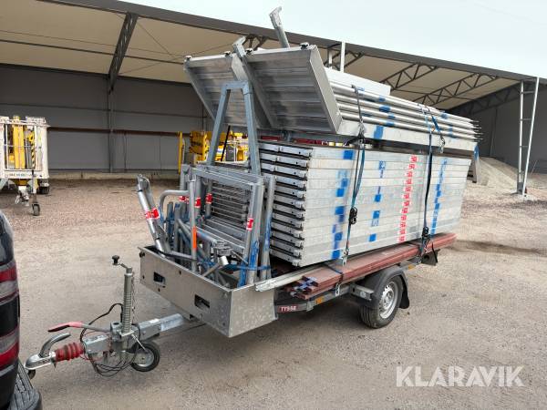 Ställningstrailer 115 m2