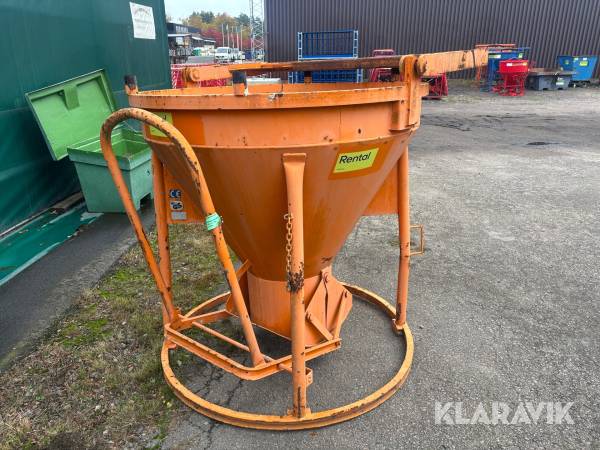 Betongbask valv 750L