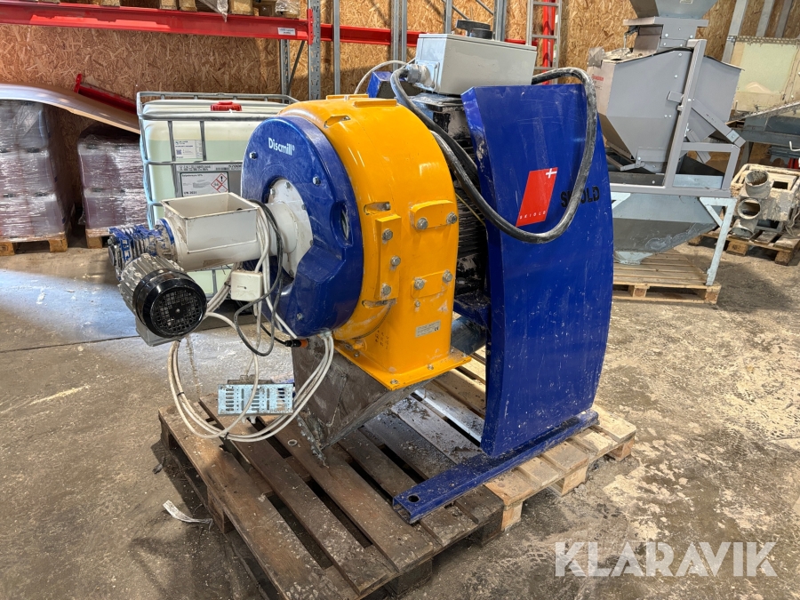 Skivkvarn Discmill Skiold SK 10T 55 kW för spannmål