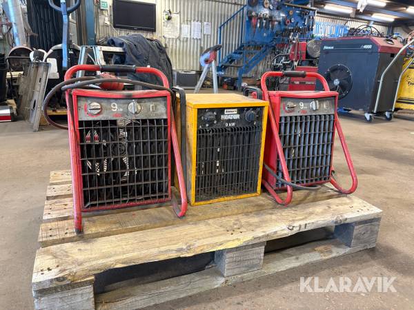 Värmefläktar Frico Och Amiga 3st