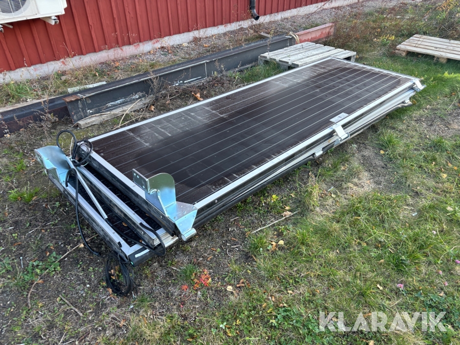 Garageport 3x3 m Prido 3-delad vikport inåtgående