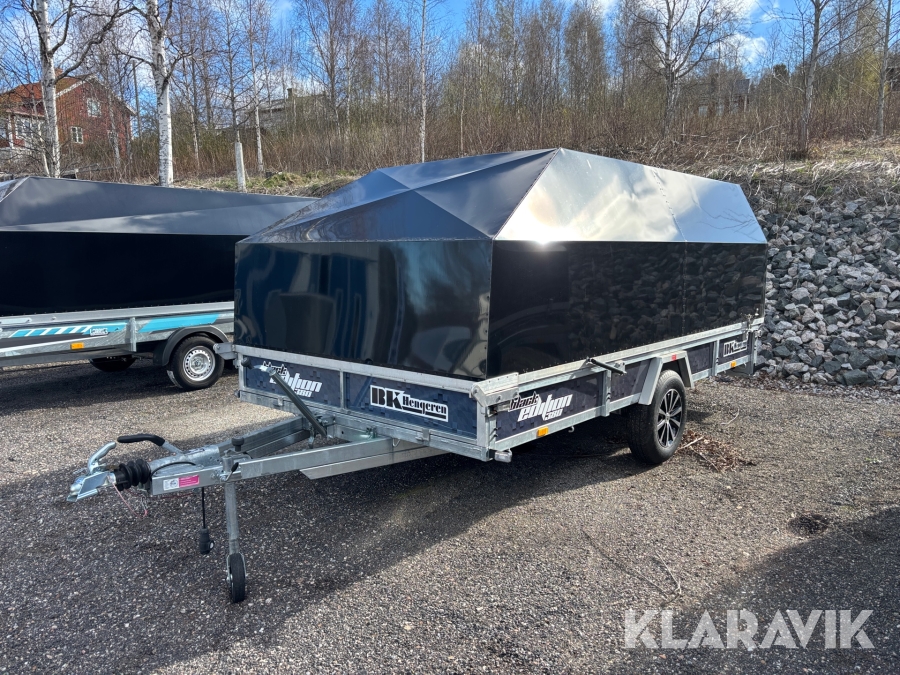Personbilssläp BK Hengeren Black Edition 380