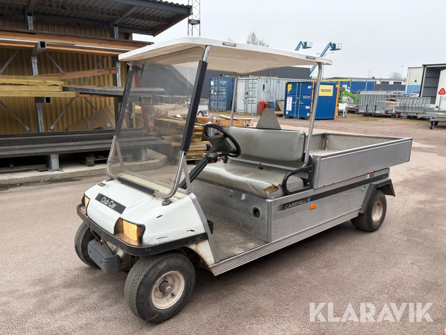 Elbil/Golfbil Club Car Carryall 6 med tipp