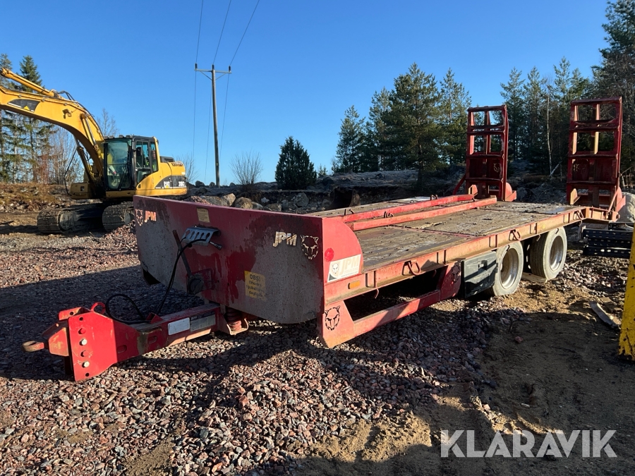 Maskintrailer JPM Tandem 15ton