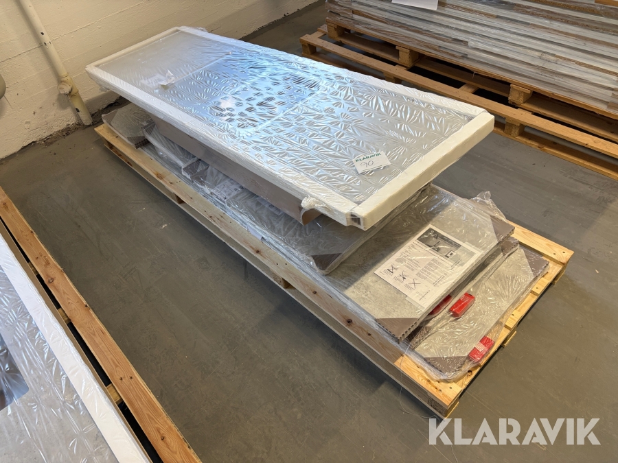 Bänkskiva med nedsänkt ho Marbodal 1st pall