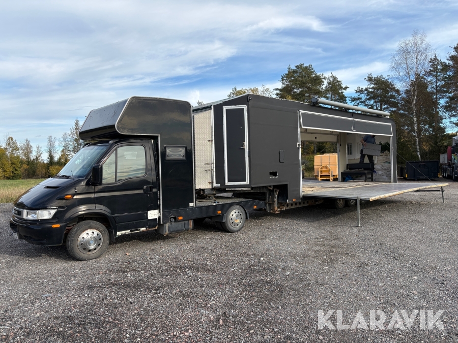 Dragbil med demosläp Iveco Daily 35C13 Unit 2.8 Unijet