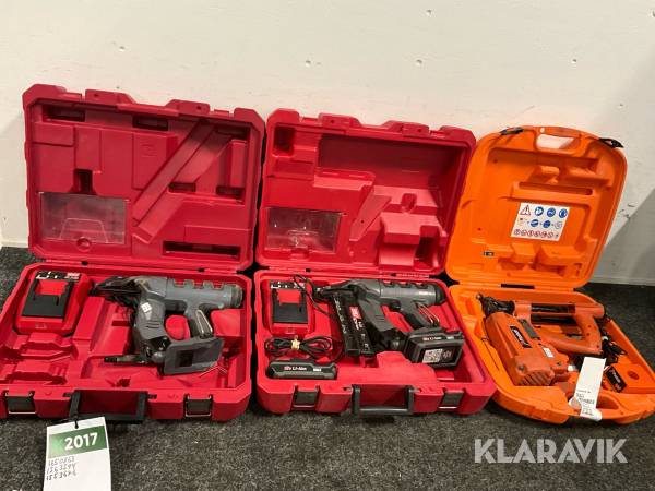 Spikpistol 3st Senco, Paslode FN55AX, IM200/50 S16