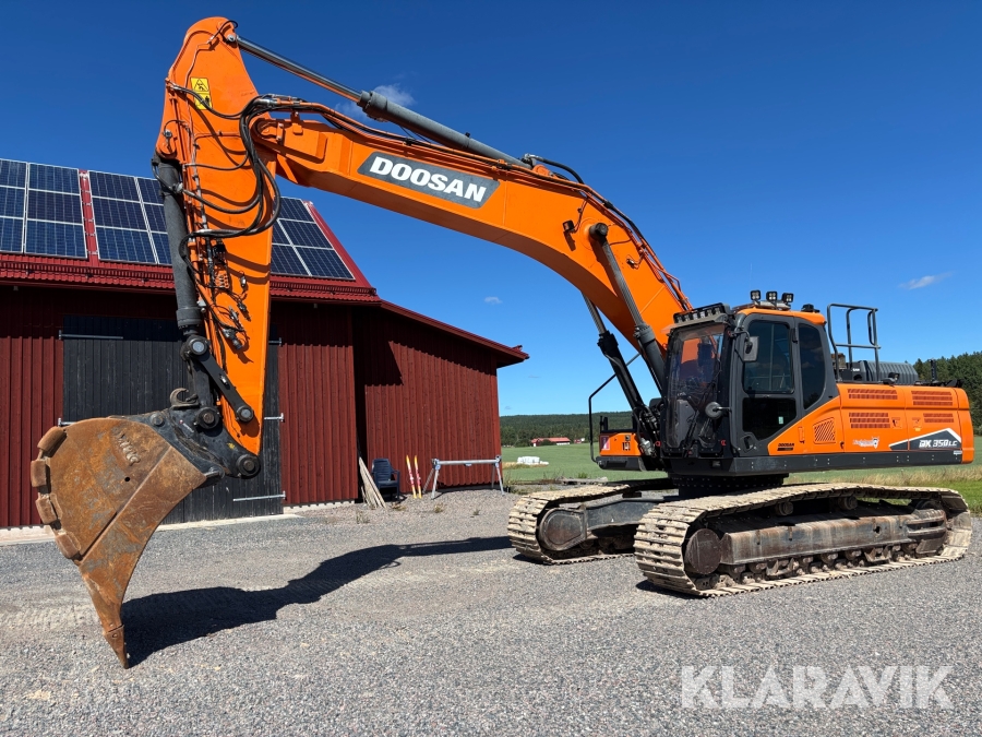 Grävmaskin Doosan DX 350LC-7 med grävsystem