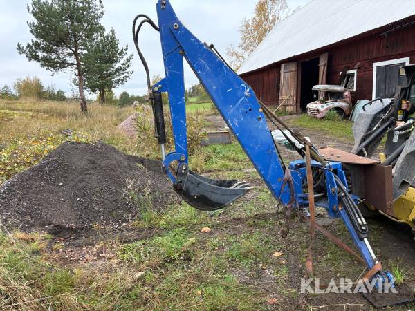 Grävaggregat med Bobcat-fäste