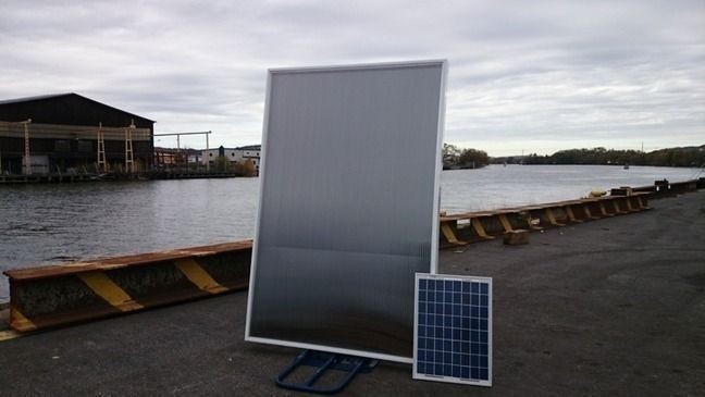 Solfläkt med solceller (NY)