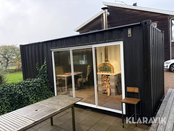 Container med pizzaugn 20 fot