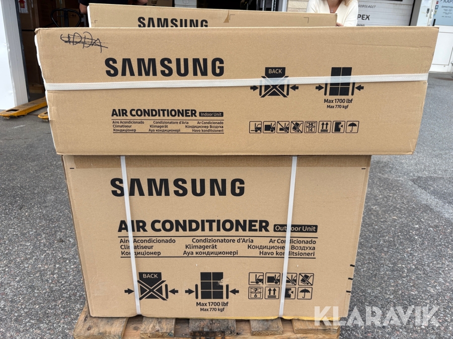 Luftvärmepump komplett Inne & utedel Samsung AR12XTFCAWKN & AR12TXFCAWKX