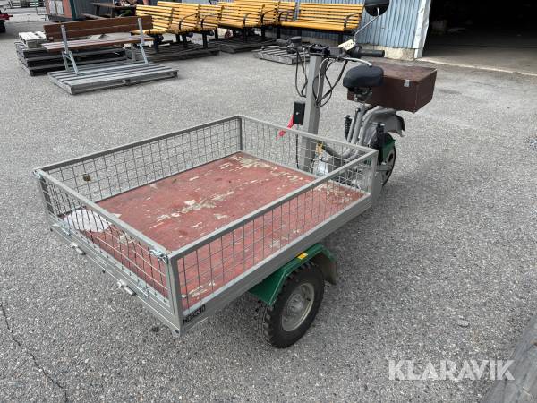 Flakmoped Norsjö Electric Carrier