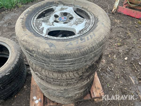 Personbilshjul 205/65 R15 4st  225/55 R17 2st