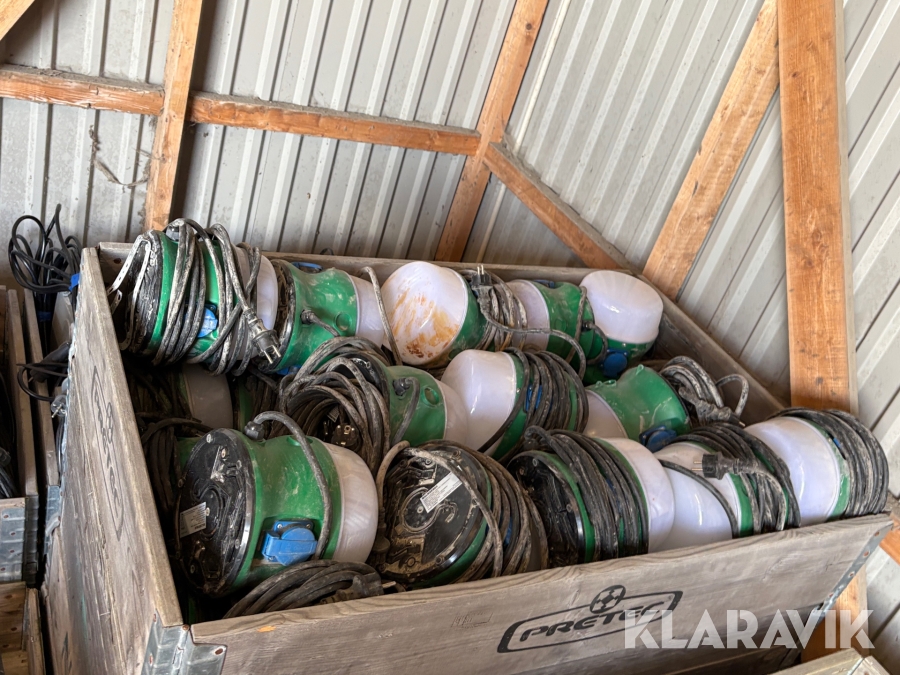 Klotlampor 15 st Malmbergs Kupolen II LED