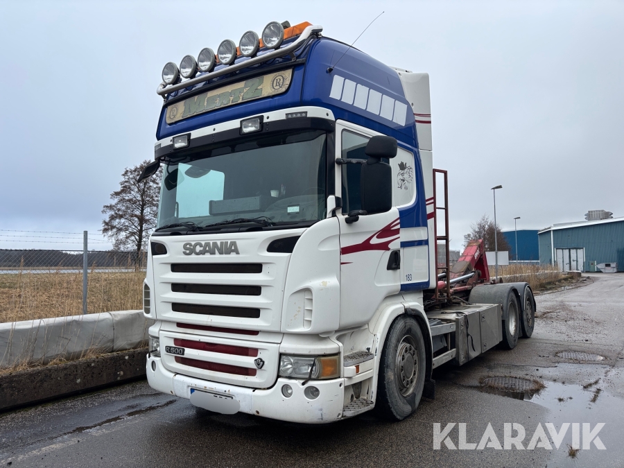 Lastväxlare Scania R500 Joab kran
