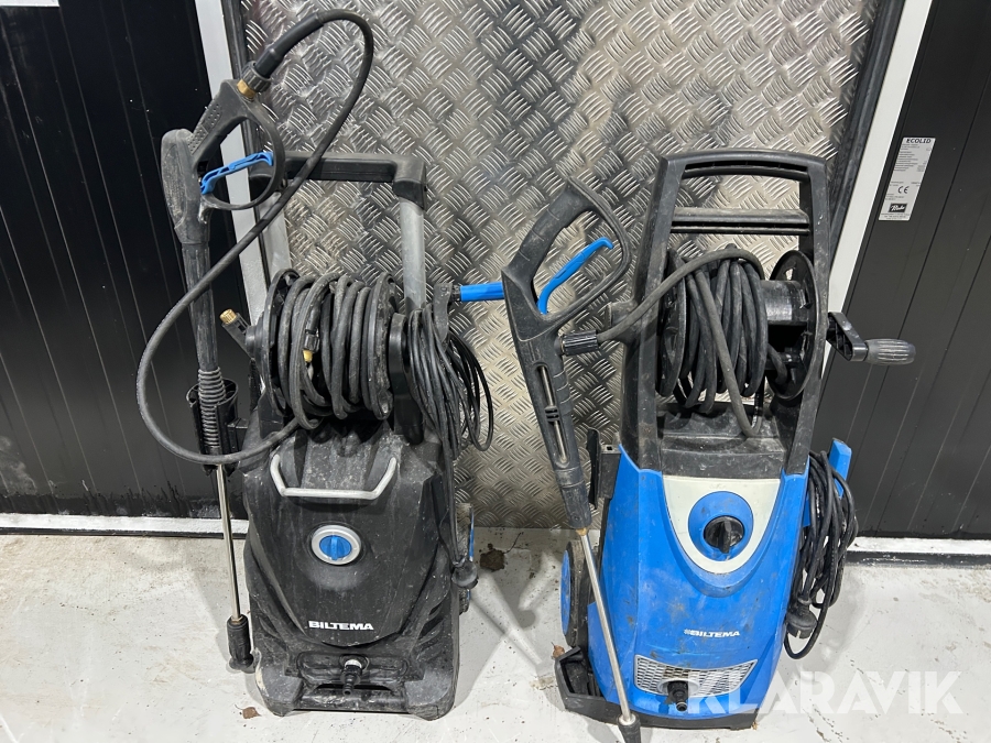 2 st högtryckstvättar Biltema