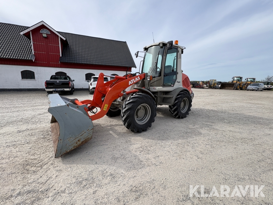Hjullastare Atlas 65 Super Med tillbehör