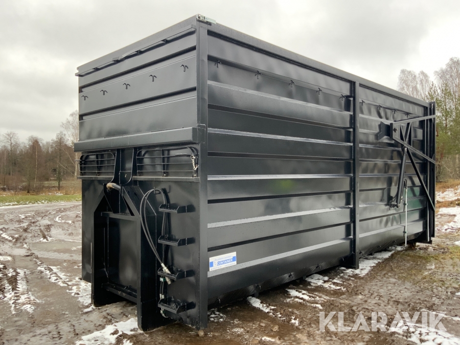 Lastväxlarflak flis/ grönfoder container 45m3