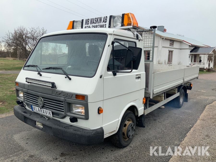 Lastbil Volkswagen LT45 med Hiab kran
