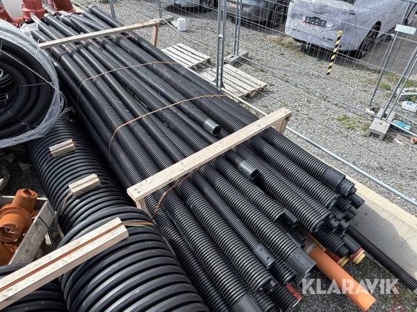Dräneringsrör 6 m längd ca 50st