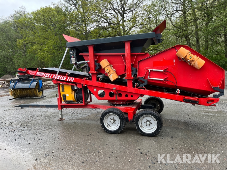 Mobilt Sorteringsverk Fast screen