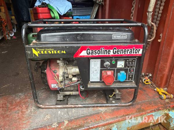 Generator Nordström GG7200CLE med Elstart