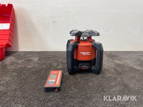 Planlaser, lasermottagare Hilti PR2-HS, PRA20