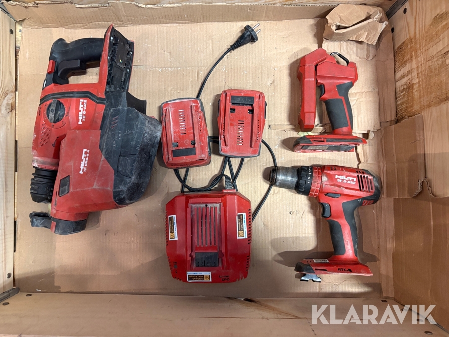 Håltagarkit Hilti TE-6-A slagborr, skruvdragare