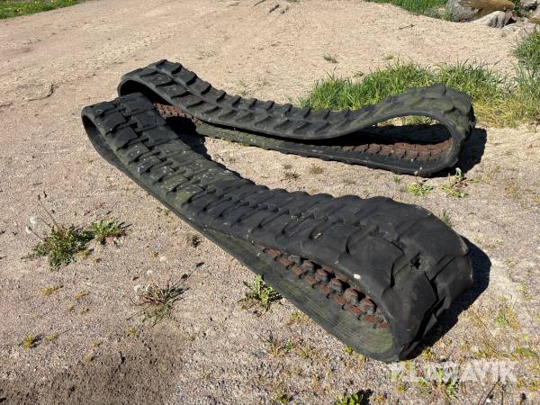 Gummiband till grävmaskin 2st