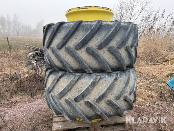 Dubbelmontage Michelin 600/65 R28 2 st