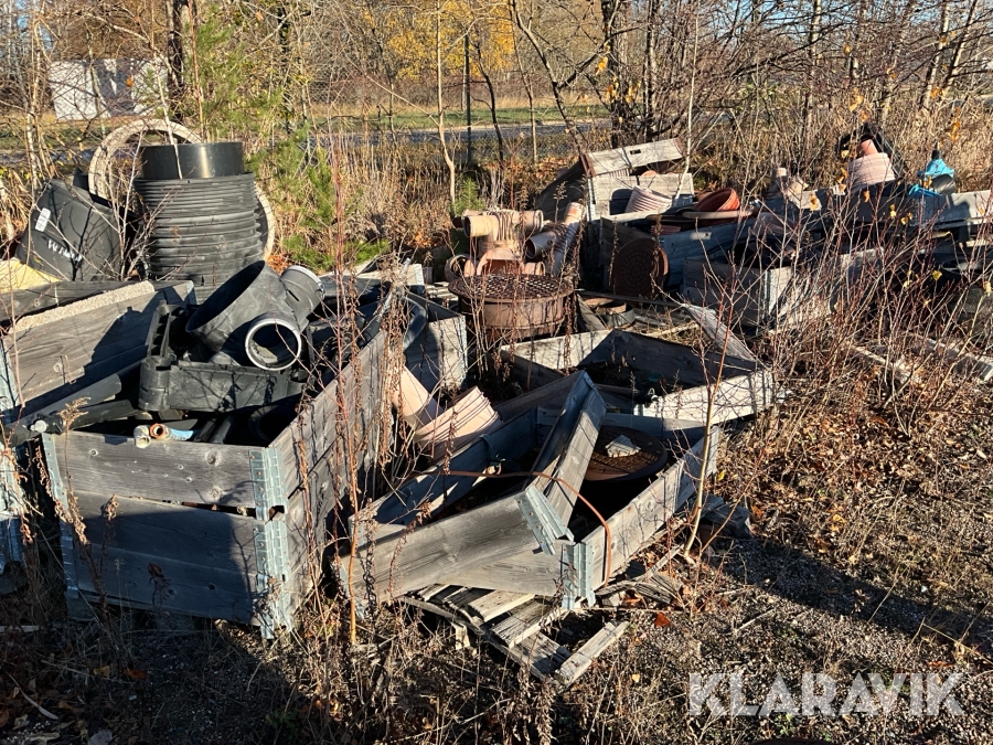 Stort parti med VA utrustning