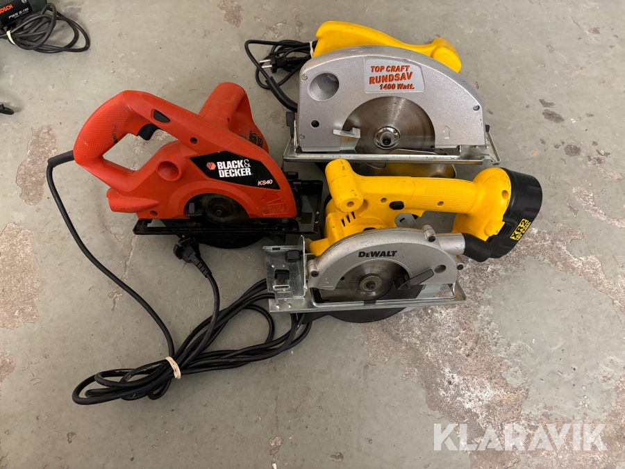 Cirkelsåg 3 st