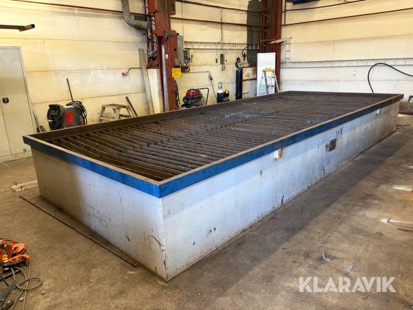 Vattenskärbord TN Maskinteknik 6,5 x 2,66 x 0,8 m