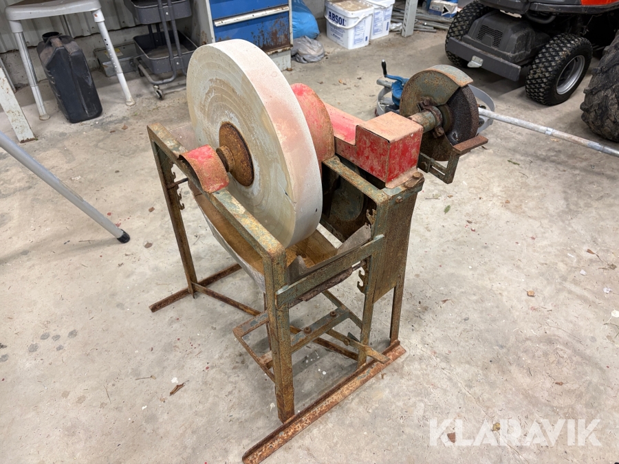 Slipsten med smärgel