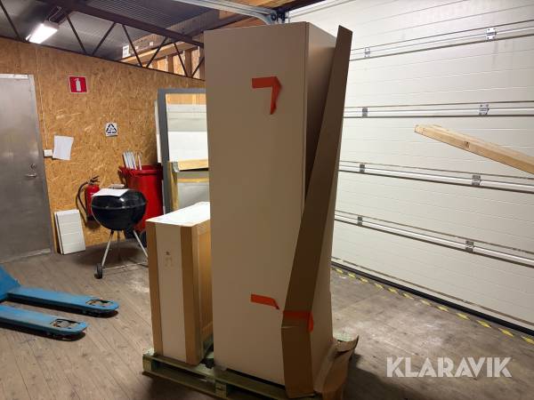 Diverse köksskåp vit