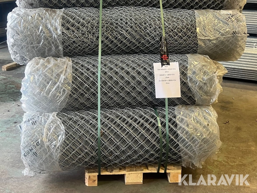 Parti med stängsel Demex FZV galvaniserat