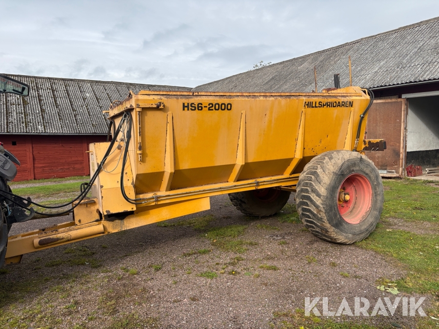 Gödselspridare Hillspridare HS6-2000